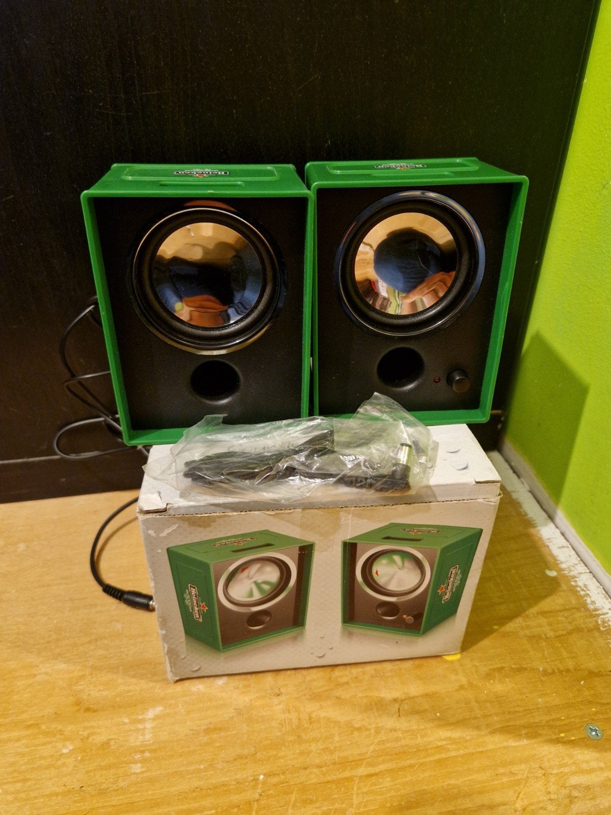 Heineken Speakerkratjes - Compacte USB Speakers, Ophalen of Verzenden, Gebruikt