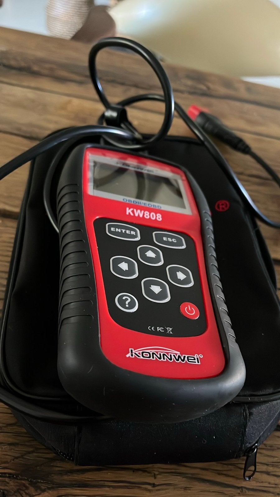 KONNWEI KW808 OBDII/EOBD Auto Diagnosetool, Auto diversen, Autogereedschap, Ophalen, Zo goed als nieuw