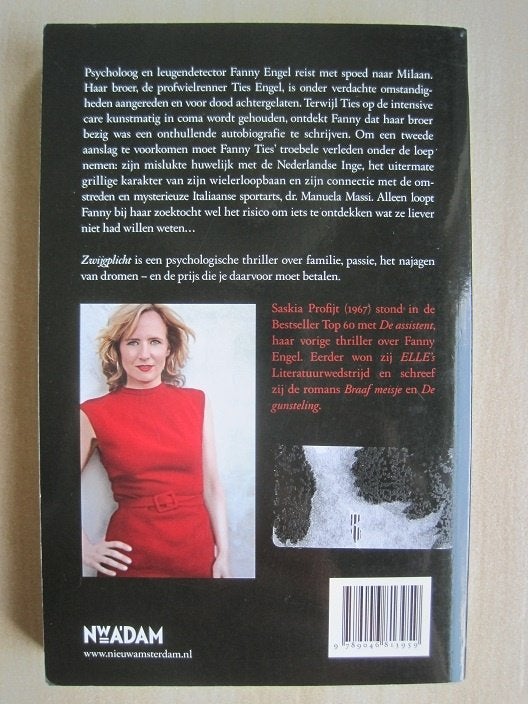 068 - Zwijgplicht - Saskia Profijt, Saskia Profijt, Ophalen of Verzenden, Zo goed als nieuw, Nederland