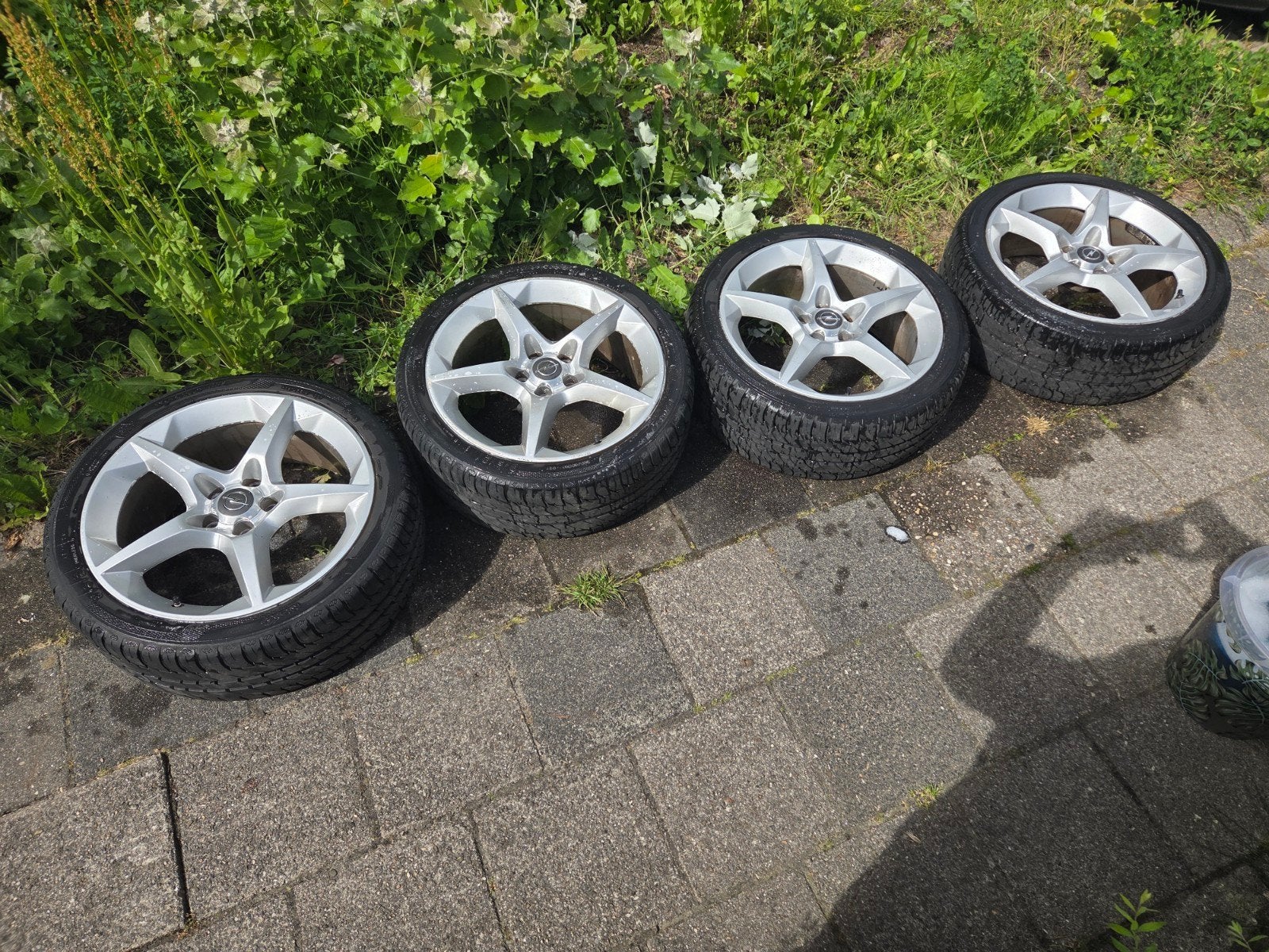 Opel Penta velgen 18inch 5x110 56.6mm ET37 7,5J 225/40/R18, Ophalen, Opel, Bumper
