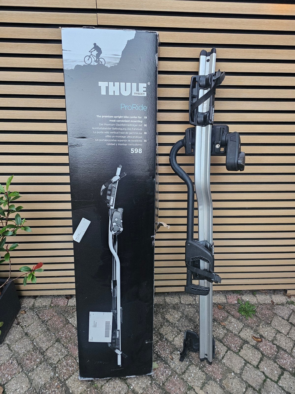 Thule Proride 598 fietsendrager, Ophalen of Verzenden, 1 fiets, Gebruikt, Dakdrager