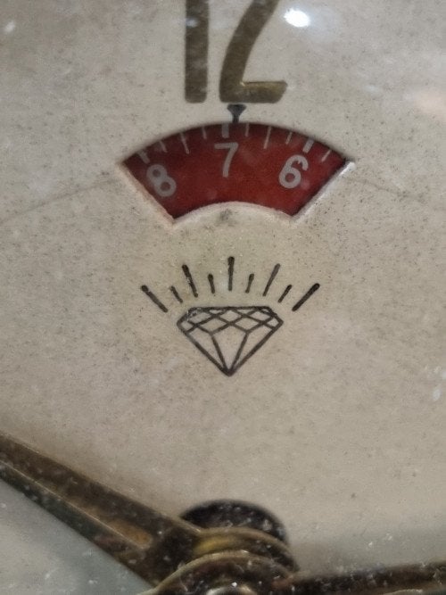 Wekker vintage selency diamand, Verzamelen, Ophalen of Verzenden