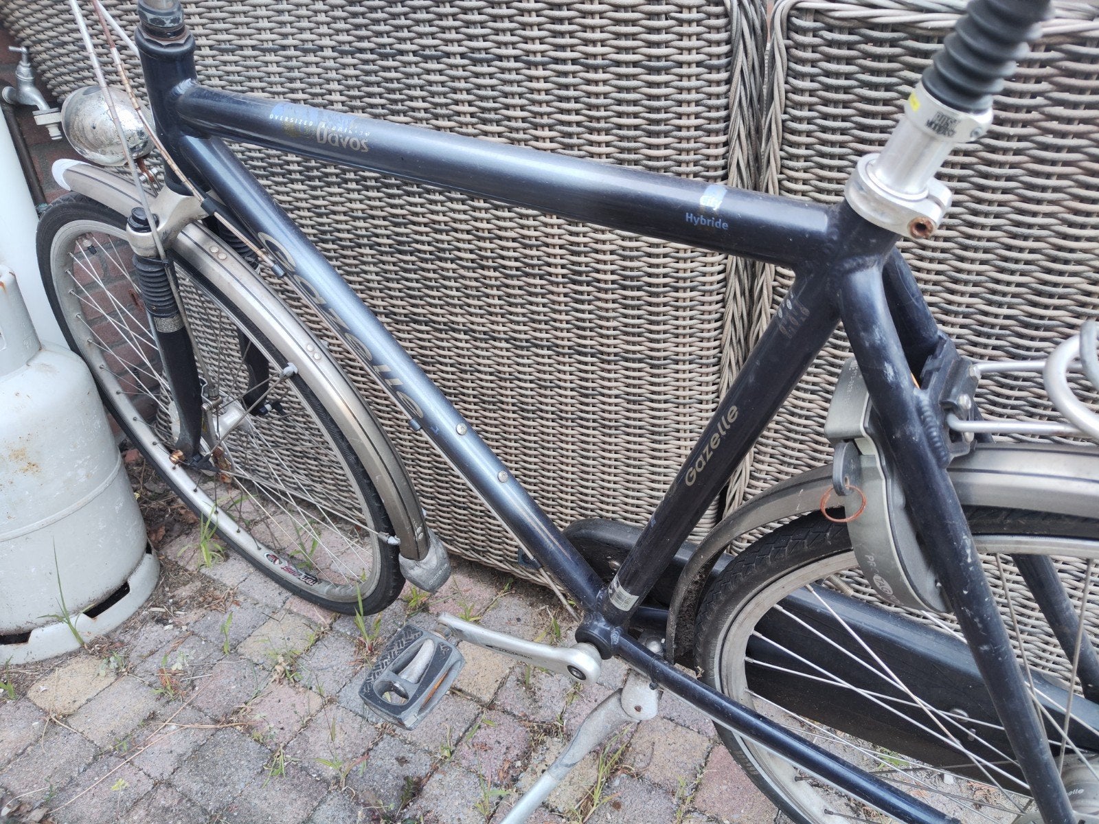 Gazelle Davos Hybride Fiets - opknapfiets, Ophalen, Terugtraprem, Gazelle, 53 tot 56 cm
