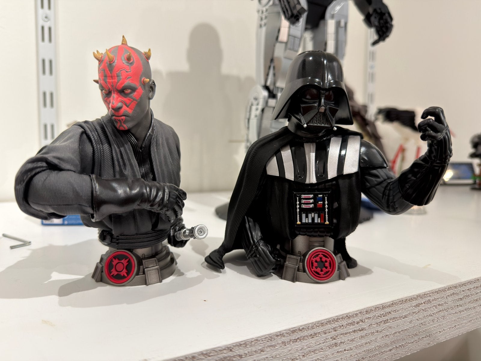 ABYstyle Star Wars Darth Maul & Darth Vader, Verzamelen, Ophalen, Zo goed als nieuw, Beeldje of Buste