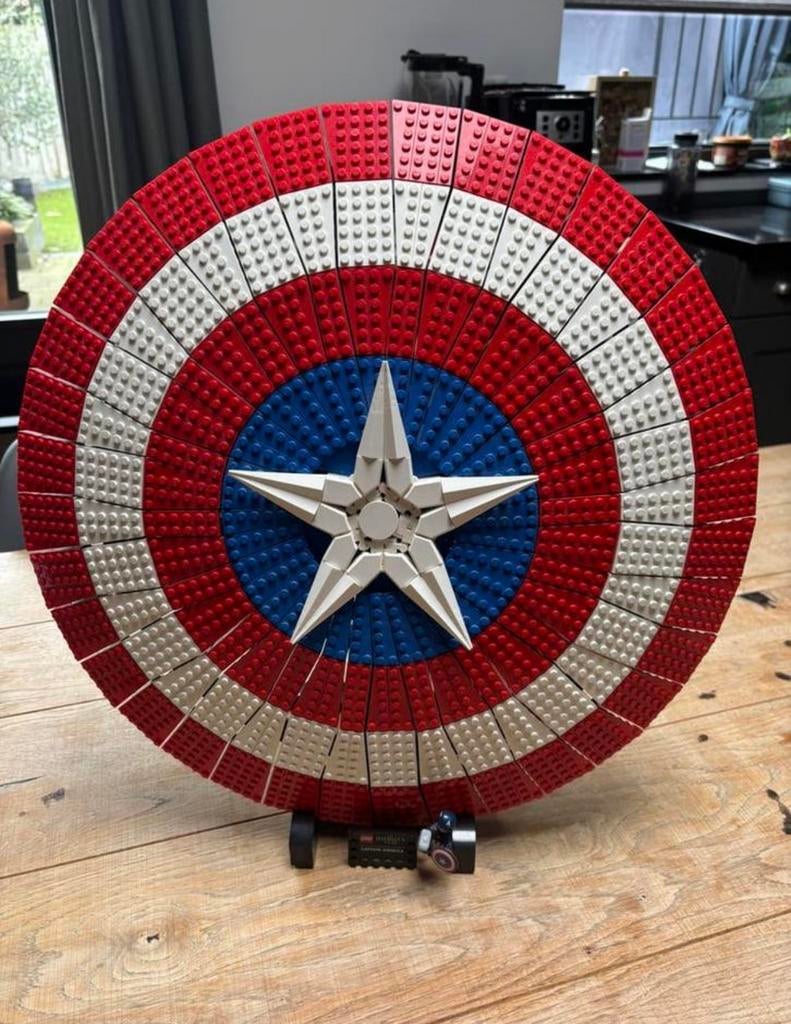 Lego 76262 captain america schild, Ophalen, Zo goed als nieuw, Complete set, Lego