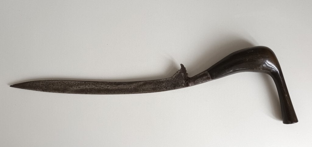 Antieke Rencong Indonesie Atjeh Aceh Keris Kris, Indonesië, Ophalen of Verzenden, Gesneden