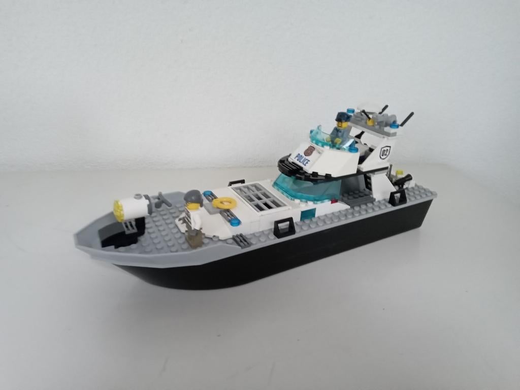 Lego City politieboot - 60129, Lego, Ophalen of Verzenden, Complete set, City