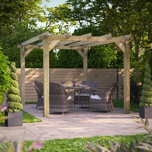 Houten pergola - Maatwerk- beste prijs, Minder dan 3 m³, Ophalen of Verzenden
