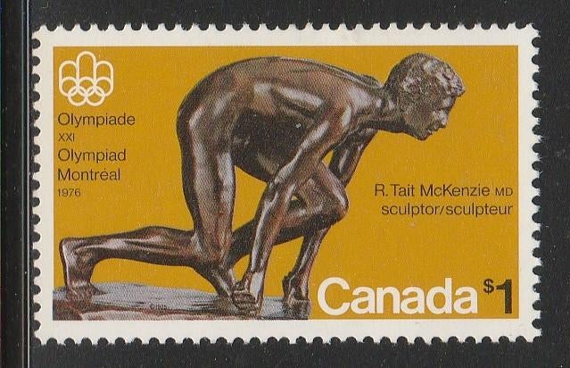 Canada 1974 - Beelden , Sprinter en Duiker, Ophalen, Postfris, Noord-Amerika