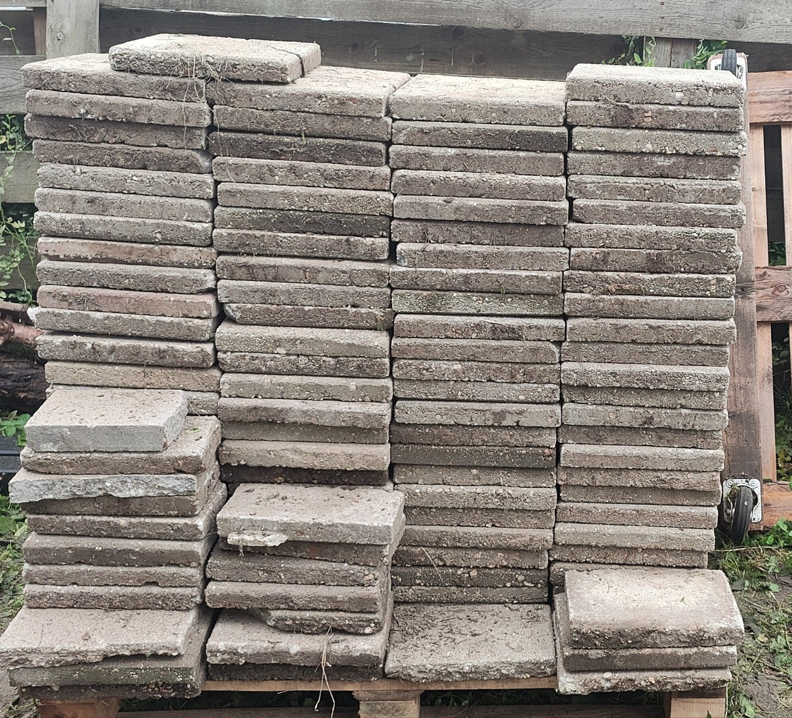 Gratis tuintegels, Tuin en Terras, Ophalen, Gebruikt, Beton, Terrastegels