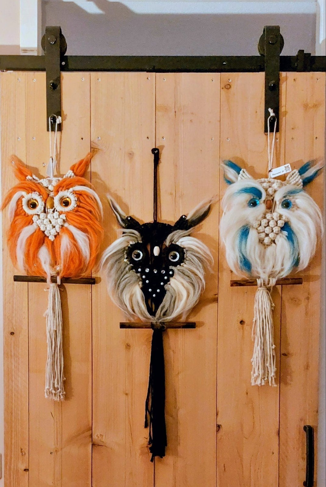 macramé, Ophalen