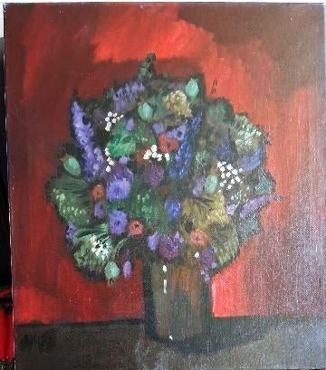 Theo van der Horst stilleven, Antiek en Kunst, Kunst | Schilderijen | Klassiek, Ophalen of Verzenden