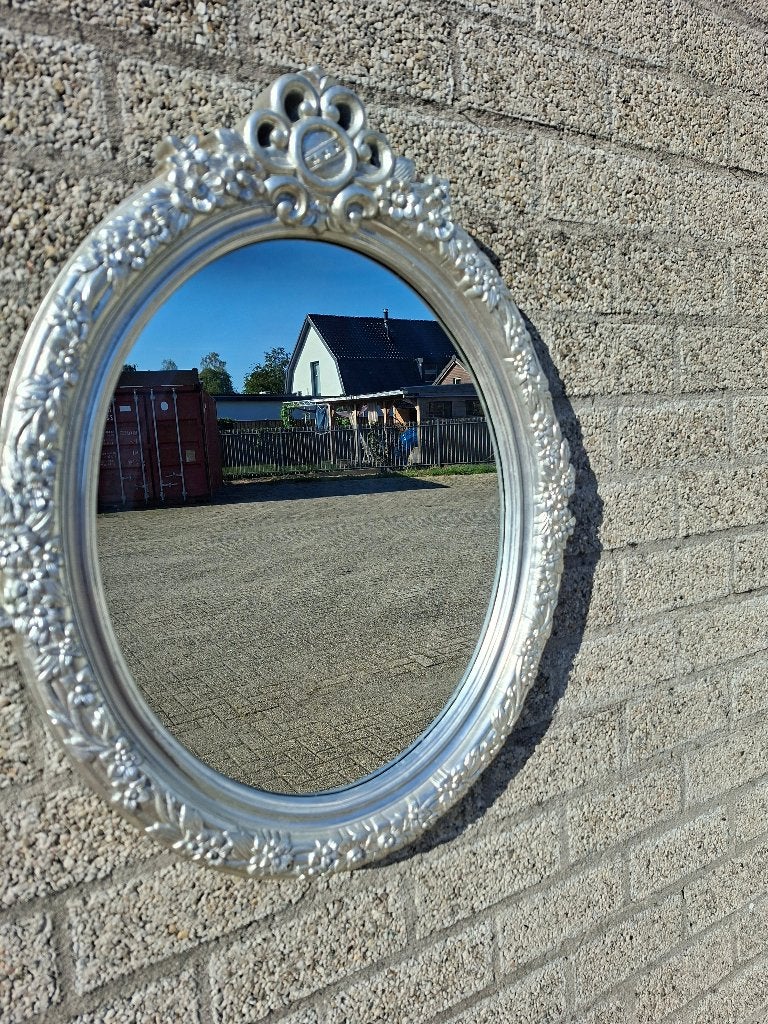 Mooie ovale spiegel - 72x55 cm, Ophalen, Minder dan 50 cm, Gebruikt, Minder dan 100 cm