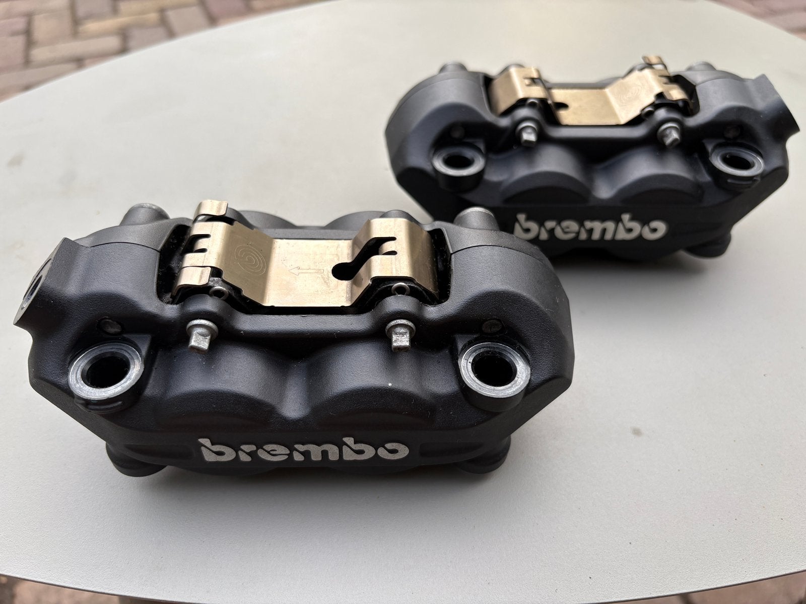 Brembo radiale remklauwen 5000km oud  100mm, Ophalen of Verzenden