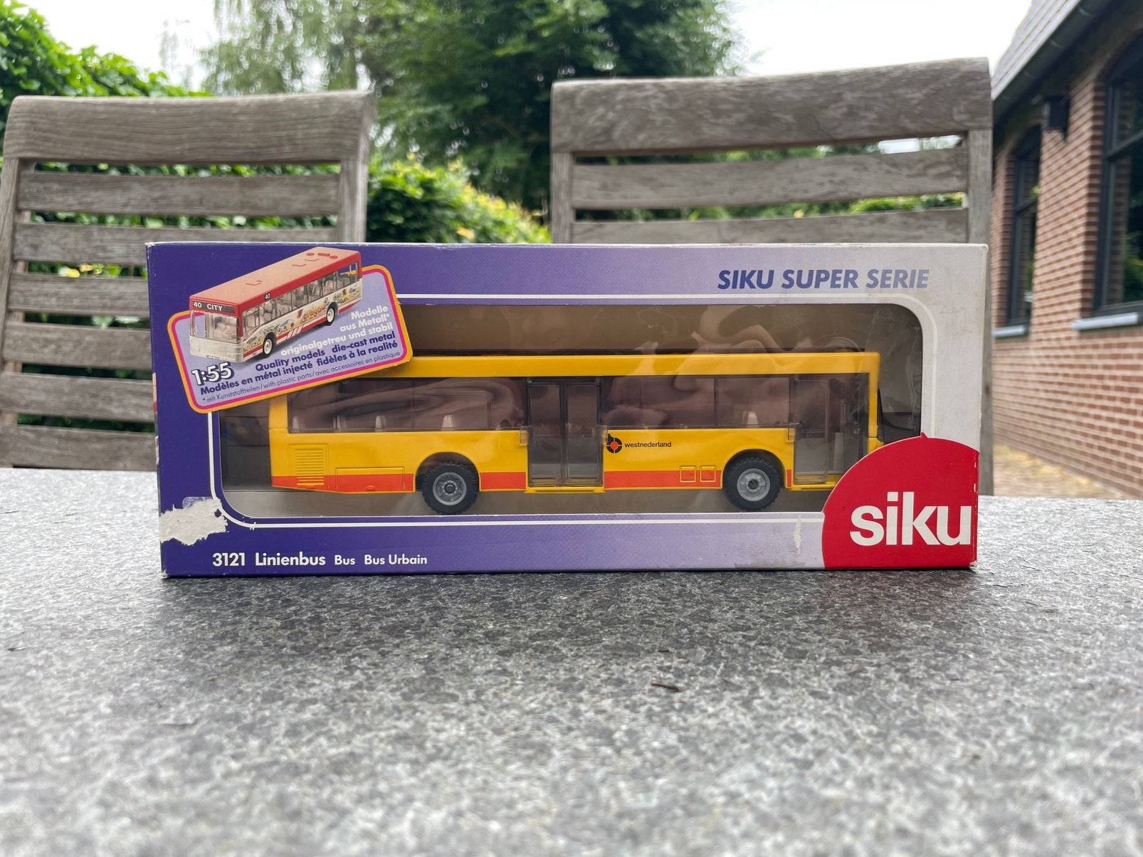 Siku 3121 - Mercedes O405 lijnbus WestNederland, Hobby en Vrije tijd, Ophalen of Verzenden, Nieuw, Bus of Vrachtwagen, SIKU