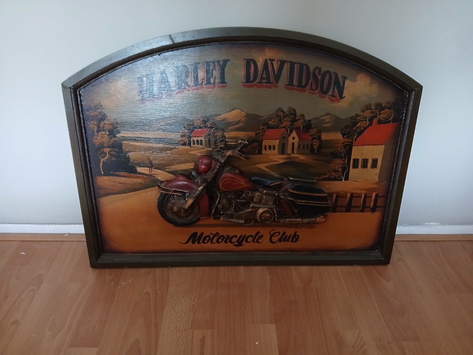 Harley davidson wandbord, Ophalen