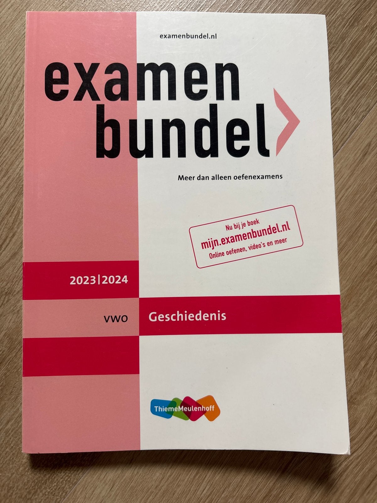 Examenbundel VWO Geschiedenis 2023/2024, Boeken, Schoolboeken, Ophalen of Verzenden, Zo goed als nieuw, VWO, Geschiedenis