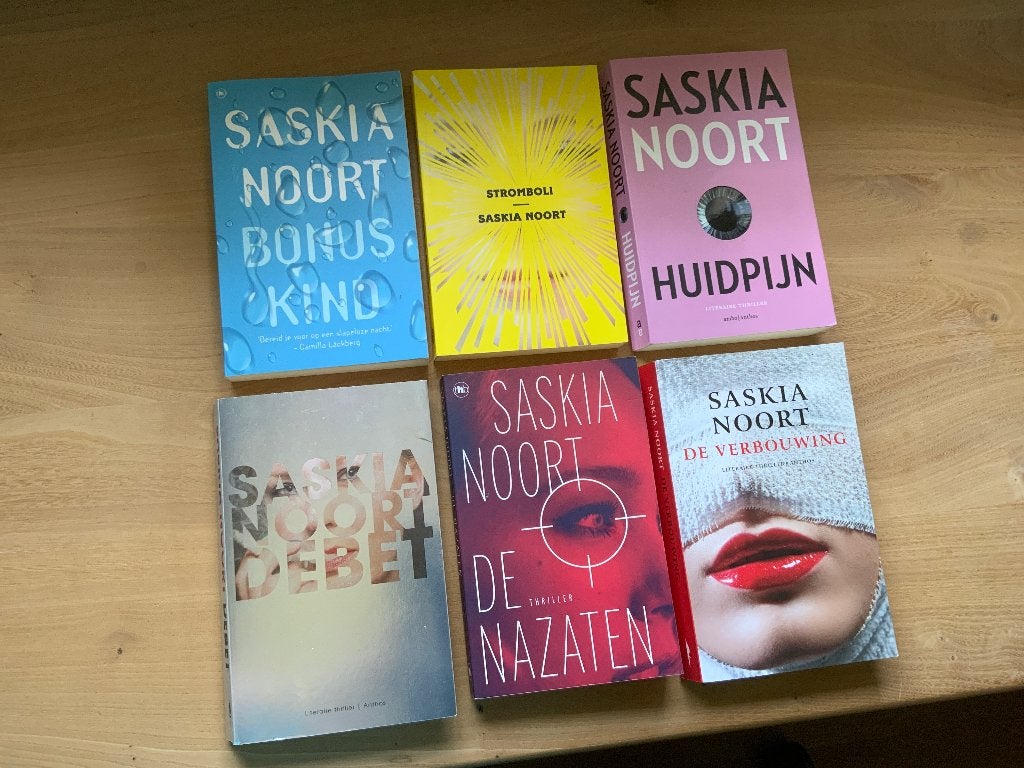 6 spannende boeken van Saskia Noort, Ophalen of Verzenden, Zo goed als nieuw