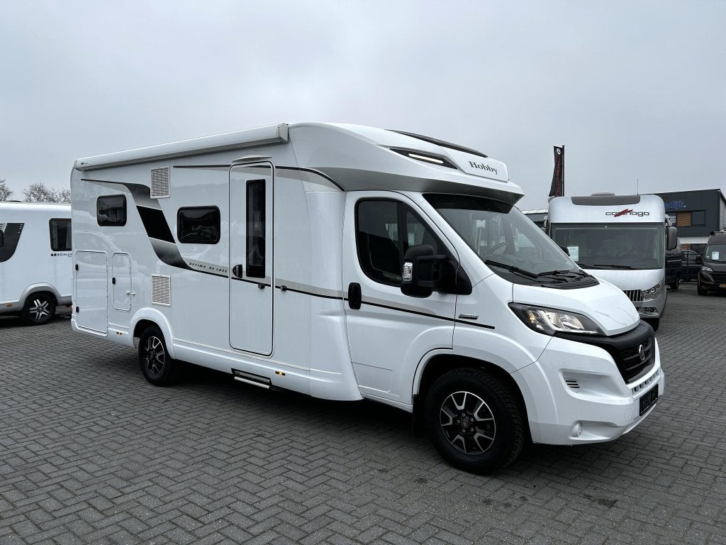 Hobby Optima T65 GE De Luxe Enkele-bedden/2022/Euro-6/140pk, Fiat, Hobby, 6 tot 7 meter, Bedrijf