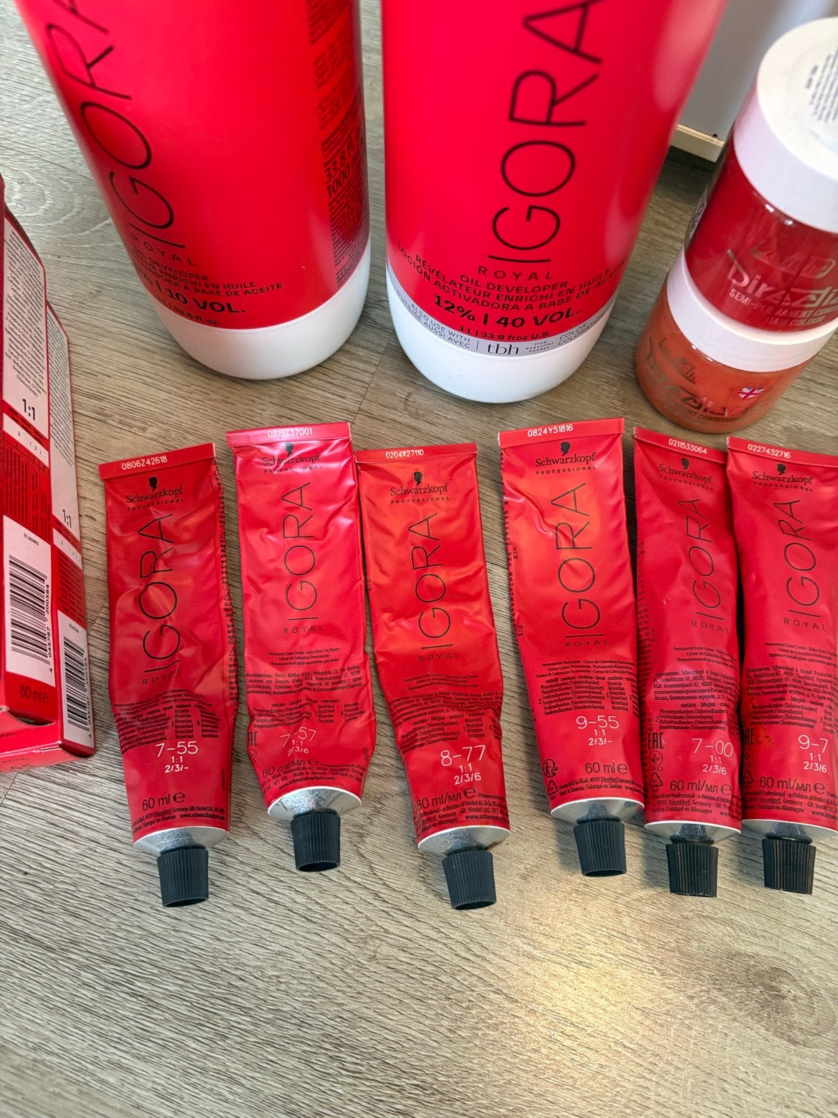 Schwarzkopf Igora Royal Koper Haarkleuring Set, Ophalen, Nieuw, Overige typen