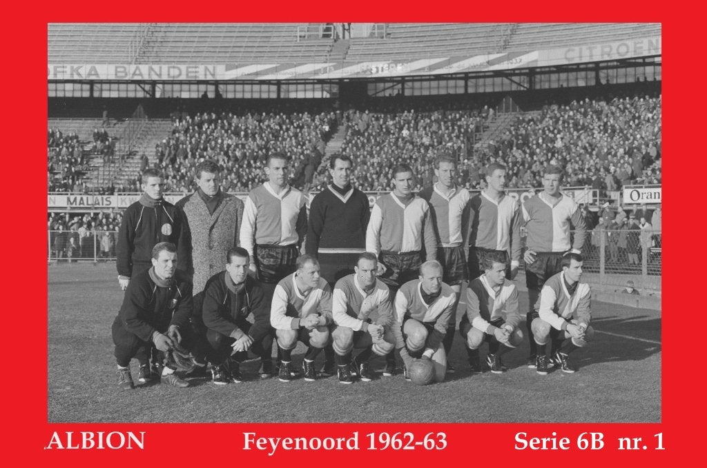 Complete serie van 10 foto kaarten Feyenoord, 3e Serie, Ophalen of Verzenden, Zo goed als nieuw, Feyenoord, Poster, Plaatje of Sticker