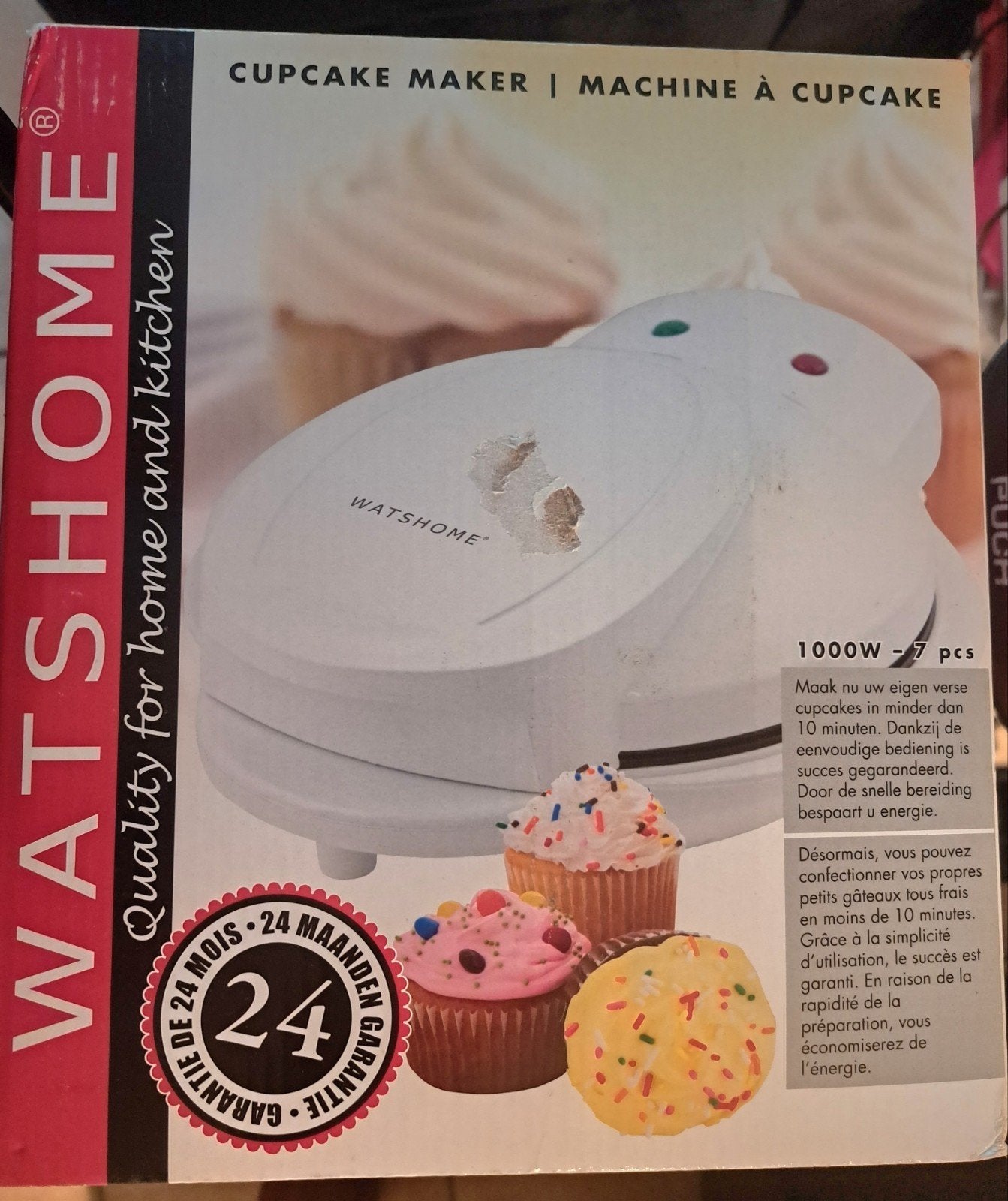 NIEUWE Cupcake Maker - Maak 7 cupcakes in 10 minuten!, Hobby en Vrije tijd, Ophalen of Verzenden, Nieuw, Cupcakes, Bakvorm