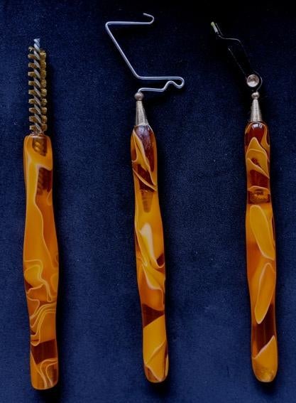 Set van 3 stuks ergonomische vliegbind gereedschap (oranje, Ophalen, Nieuw, Complete set