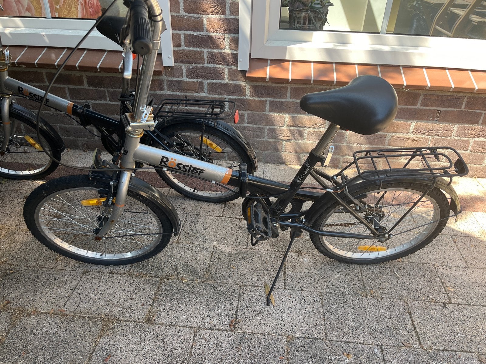 2x Rossler vouwfietsen - Ideaal voor onderweg!, 20 inch of meer, Gebruikt, Velgrem, Totaal opvouwbaar