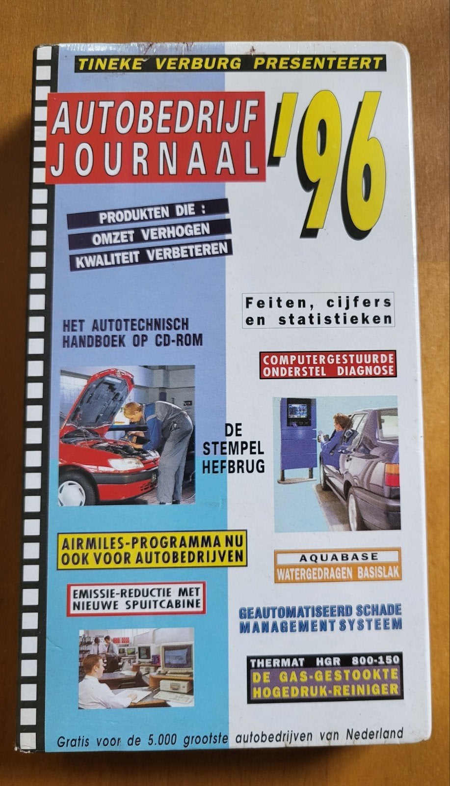 Autobedrijf Journaal '96 VHS – Tineke Verburg MINT/SEALED, Nieuw, Ophalen of Verzenden, Overige merken, BASF