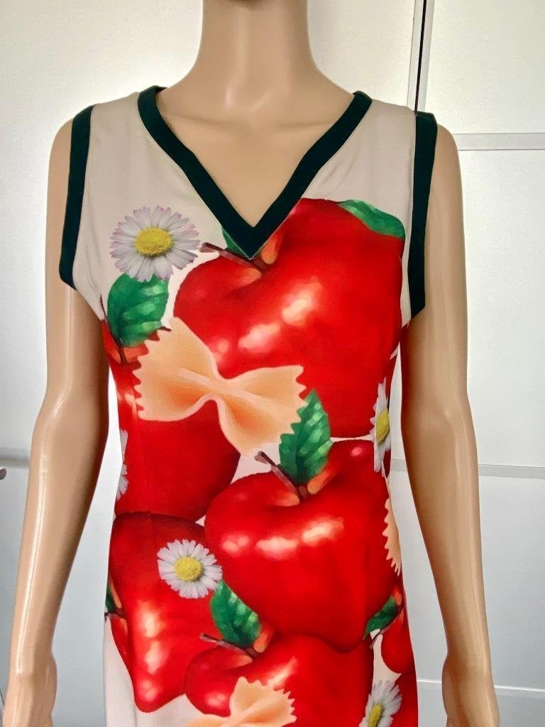 F692 Nieuw: Smash maat 36/38=S/M jurk jurkje rood/beige, Kleding | Dames, Jurken, Nieuw, Knielengte, Maat 36 (S), Rood
