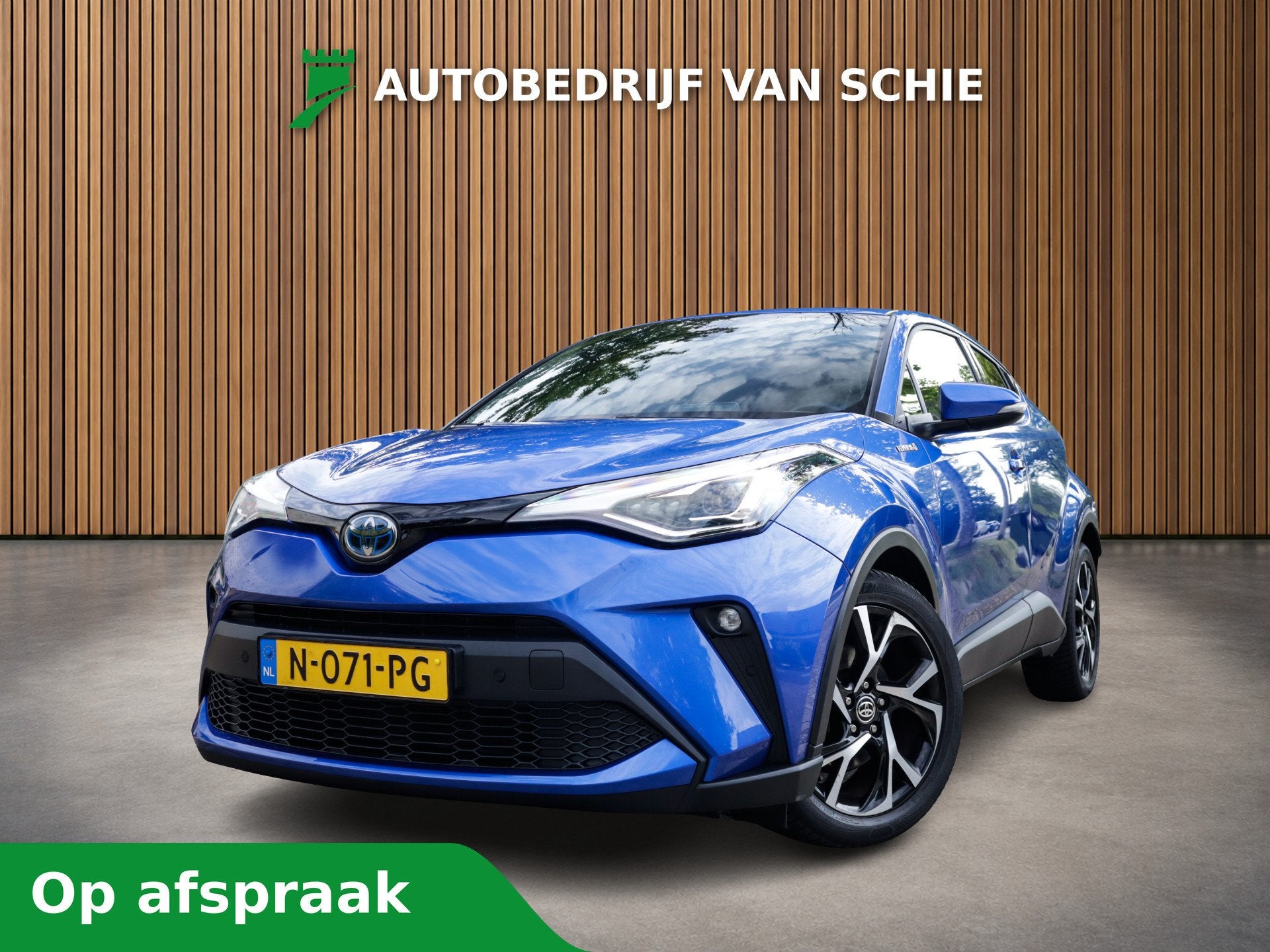 Toyota C-HR 1.8 Hybrid Business Plus 1e-Eig. & Dealer-Onderh, 12 maanden, Stof, 4 cilinders, Blauw
