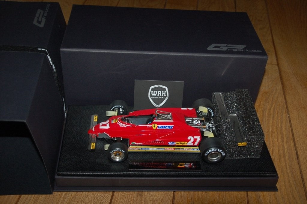 1:18 FERRARI 126 C2 F1 LONG BEACH VILLENEUVE GP replicas WRH, Verzenden, Zo goed als nieuw, Auto, Overige merken