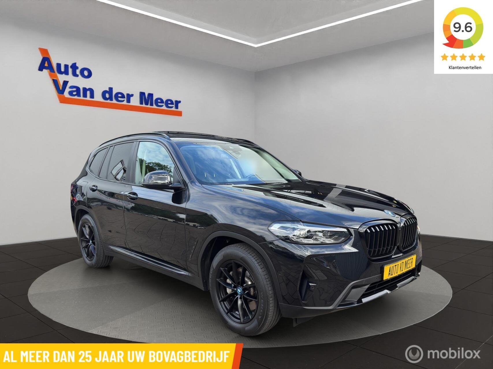 BMW X3 xDrive30e / Led / Panoramadak / Carplay / All in prij, Auto's, Automaat, Gebruikt, Zwart, Leder