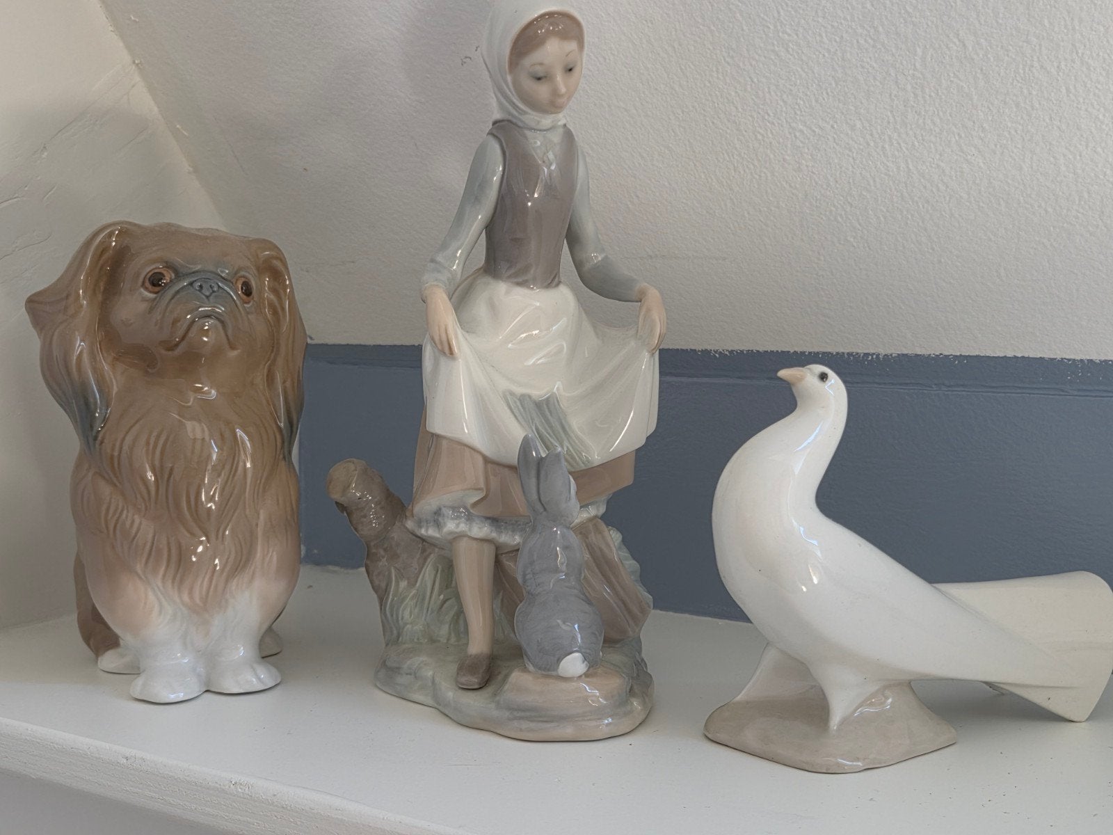 Set van Lladro en Nao beeldjes in zeer goede staat, Ophalen of Verzenden, Zo goed als nieuw, Mens