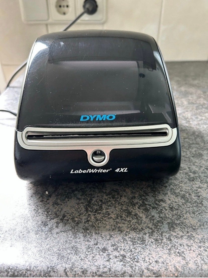 Dymo LabelWriter 4XL Labelprinter + 2 rollen Labels - ZGAN, Zwart-en-wit printen, Verzenden, Printer, Zo goed als nieuw