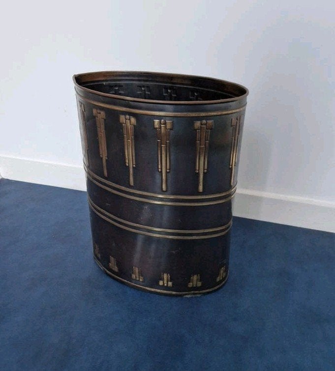 Art deco jaren 30 paraplubak / opbergbak / plantenbak, Ophalen of Verzenden
