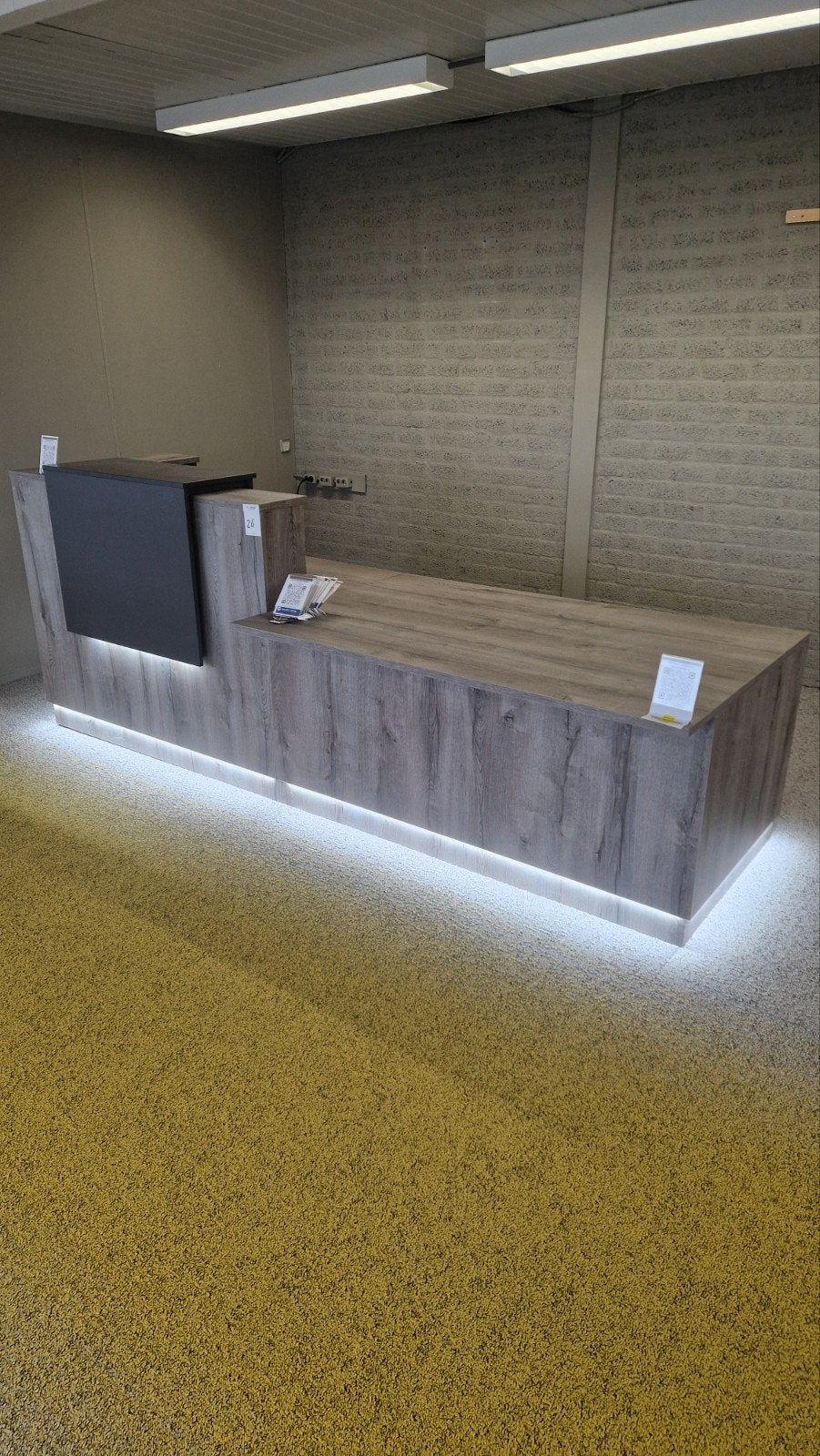 Nieuwe showroom balie met verlichting - 300x100/80 cm, Ophalen of Verzenden