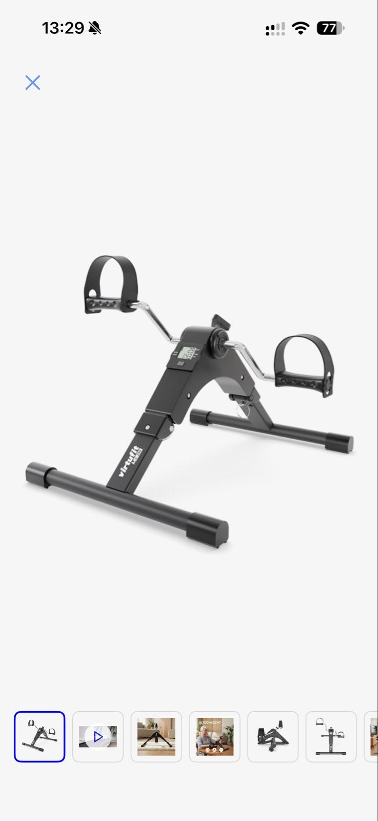 VirtuFit Stoelfiets - Nieuw in doos, Nieuw, Ophalen of Verzenden, Metaal, Stoelfiets