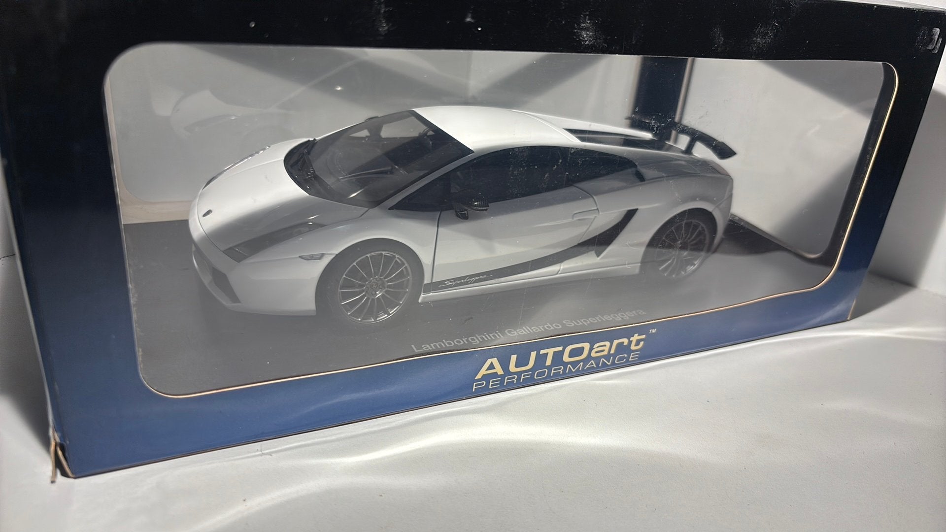 Lamborghini gallardo superleggera autoart 1.18, Ophalen of Verzenden, Autoart, A, A