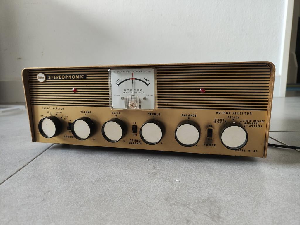 Trio (Kenwood) W45 buizenversterker, Ophalen, Versterker