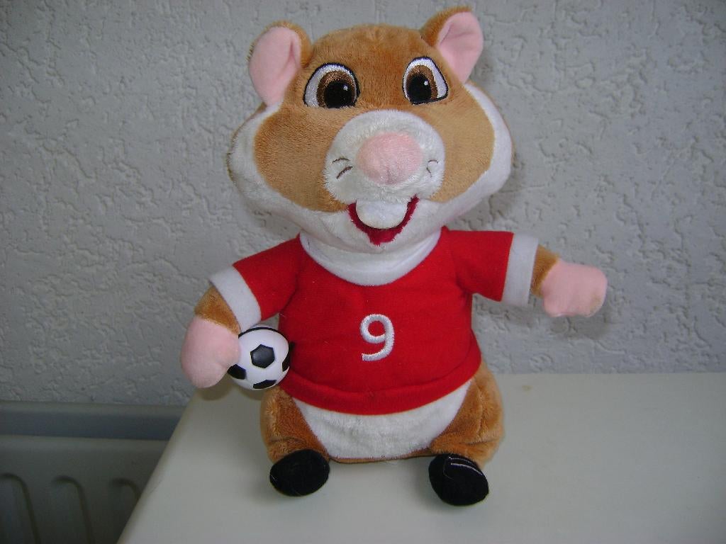 ah voetbal hamster met bal van 26cm groot, Albert Heijn, Ophalen of Verzenden