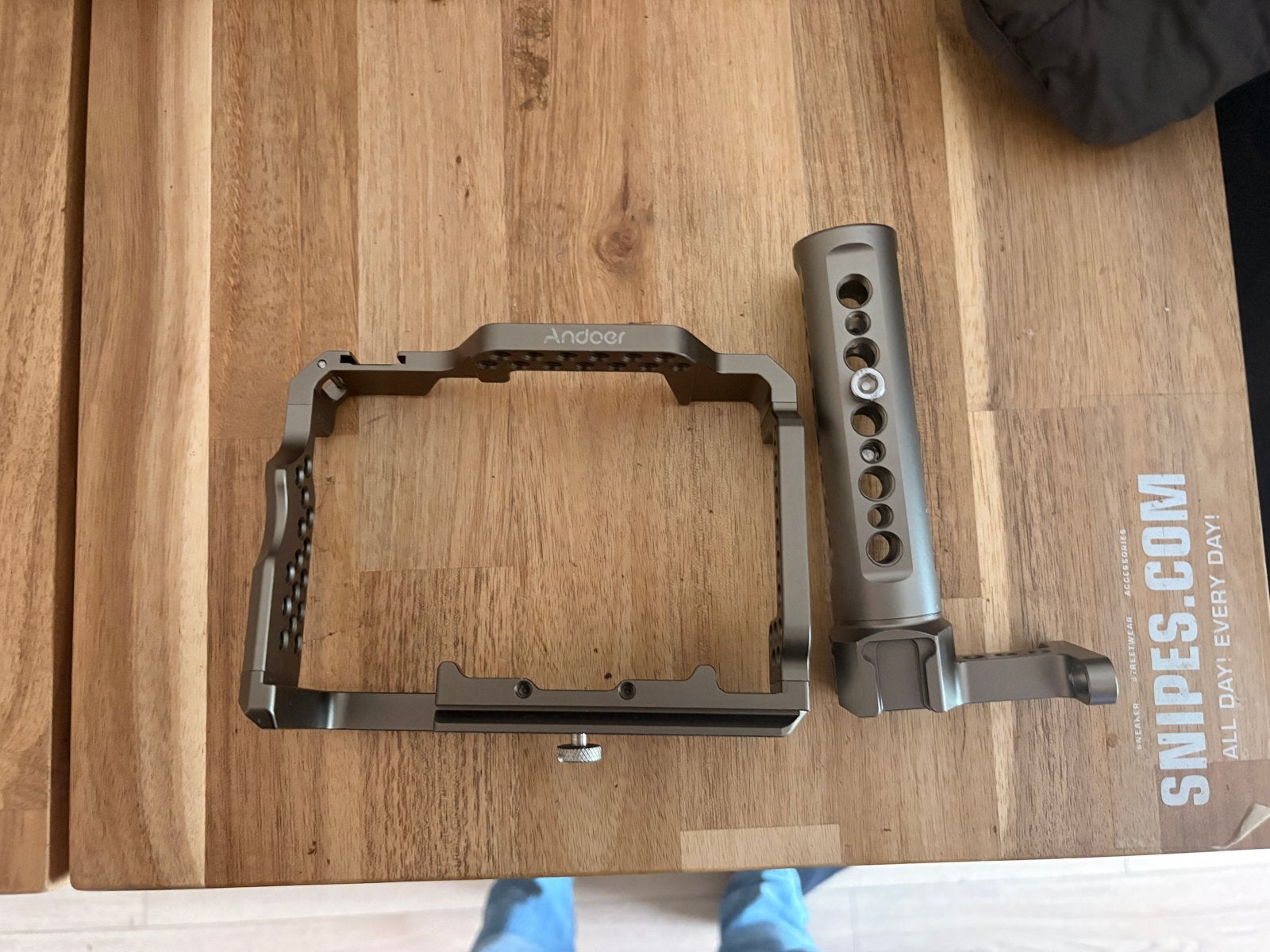 Andoer Camera Rig/Cage met Handvat sony a7III, Camera rig/cage, Ophalen of Verzenden, Zo goed als nieuw