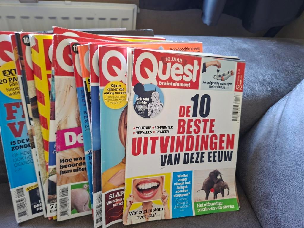 Quest tijdschriften, Boeken, Ophalen, Zo goed als nieuw, Wetenschap en Natuur