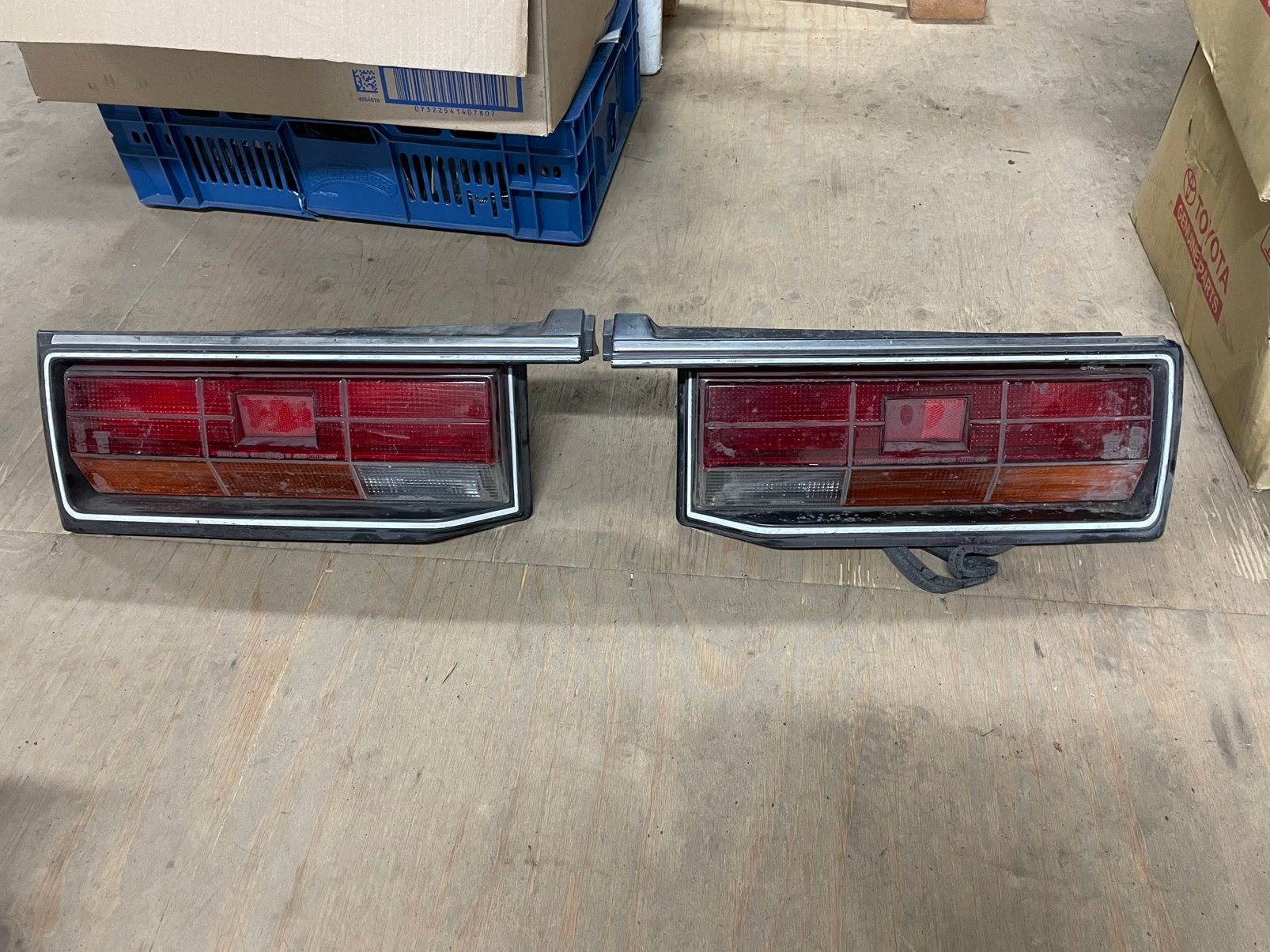 Toyota celica ta40 ra40 coupe set achterlichten gebruikt, Ophalen of Verzenden, Toyota
