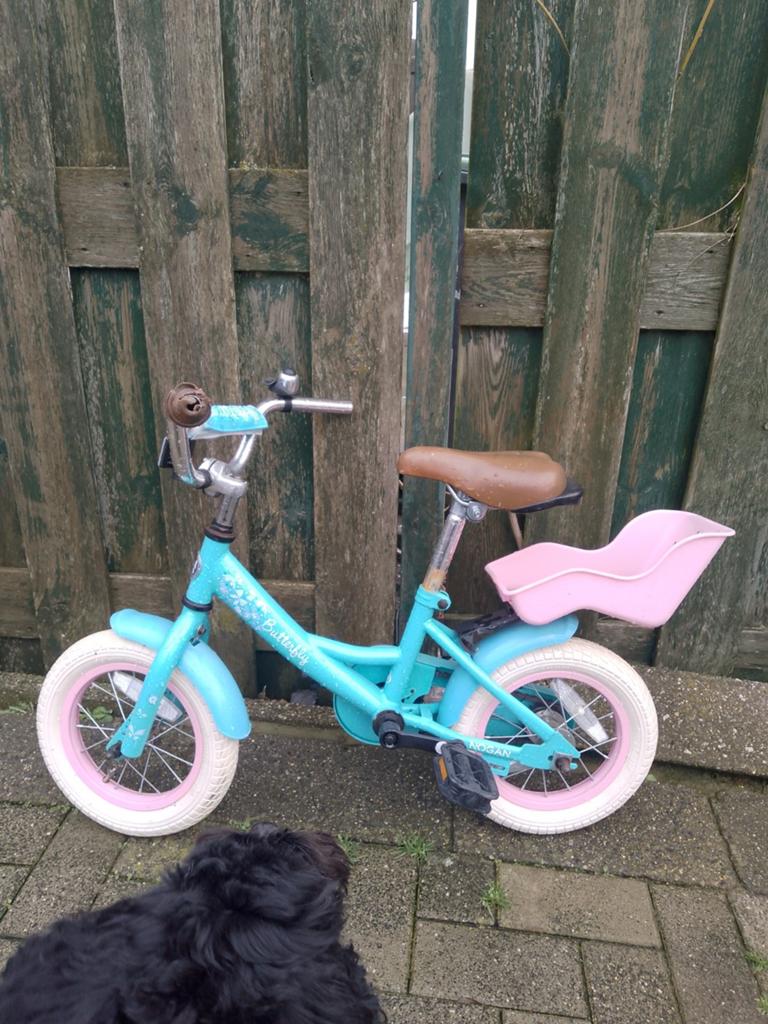 Mooie kinderfiets ,zijwieltjes zijn erbij, Ophalen, Gebruikt, Minder dan 16 inch, Zijwieltjes