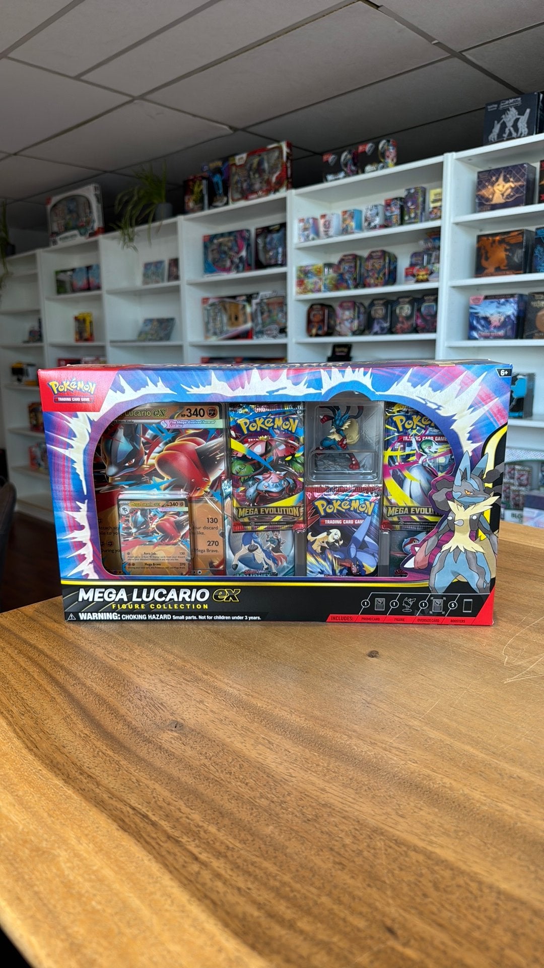 Pokémon Mega Lucario EX Figure Collection, Ophalen of Verzenden, Zo goed als nieuw