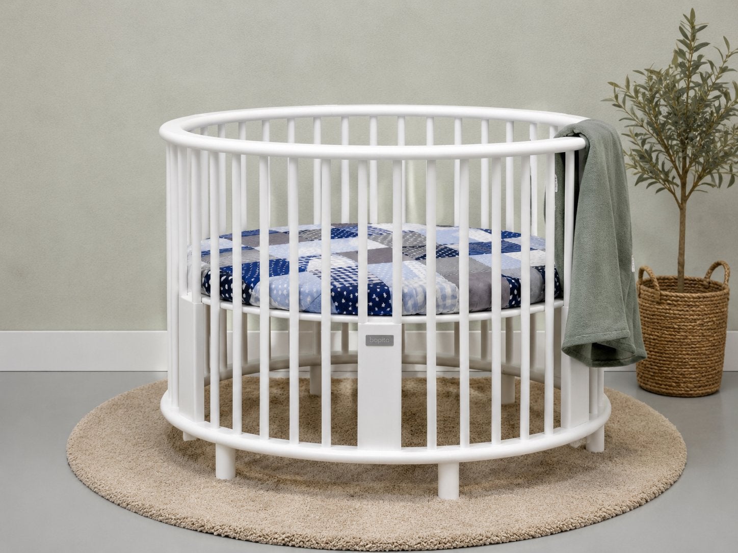 Bopita box rond - babymeubel, Kinderen en Baby's, Boxen, Ophalen of Verzenden, Gebruikt, Rond, In hoogte verstelbaar