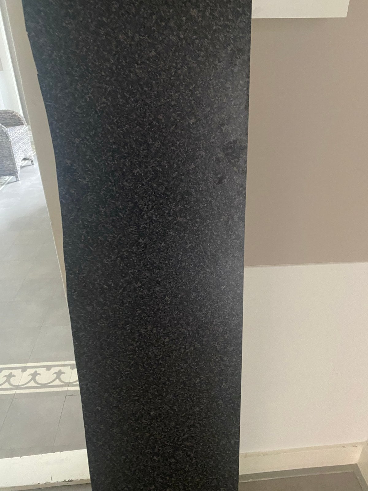 Restant aanrechtblad - 1.75m lang, 30cm breed, Ophalen, Zwart, Overige materialen, Overige typen