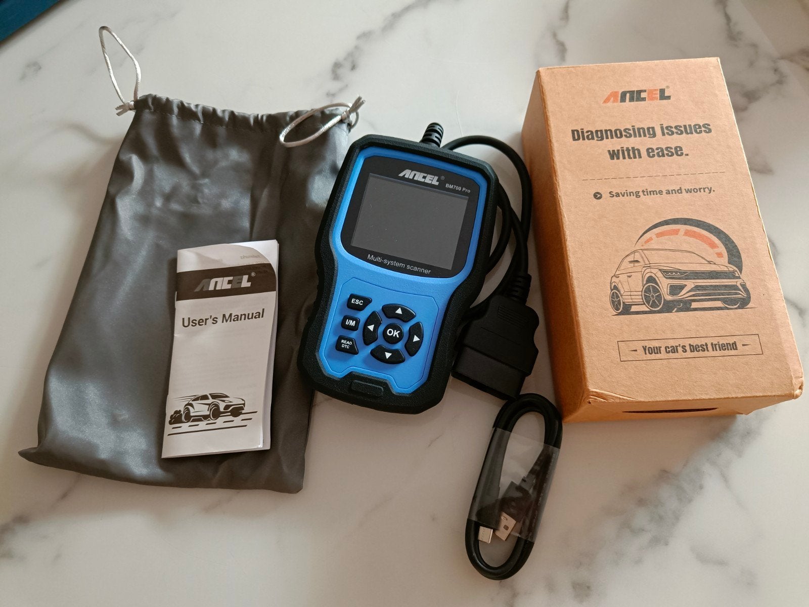 Obd scanner ANCEL BM700 Pro, Auto diversen, Ophalen of Verzenden