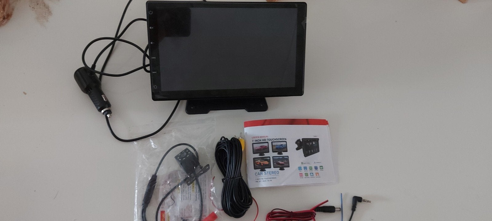 7 inch HD touchscreen autoradio met achteruitrijcamera, Ophalen of Verzenden, Zo goed als nieuw